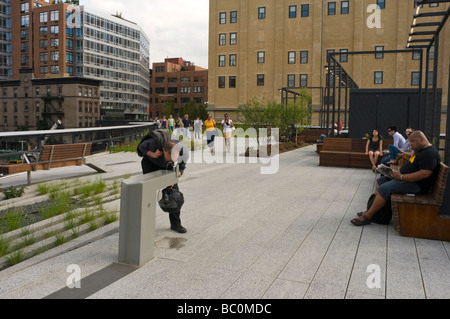 Il nuovo Highline Park Foto Stock