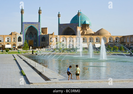 Shaw o Imam moschea imam Square a Esfahan Iran Foto Stock