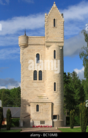 La Ulster Memorial Tower Somme Picardia Francia Foto Stock
