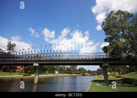 Ponte sul Fiume Parramatta, Nuovo Galles del Sud. Foto Stock