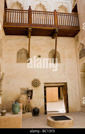 Il castello di Jabrin Al Dakhiliyah regione Sultanato di Oman Foto Stock