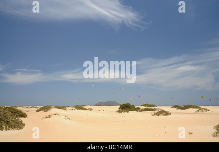 Dune di Corralejo Fuerteventura Isole Canarie Foto Stock