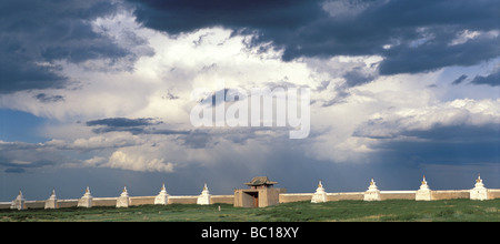 Mongolia, Ovorkhangai Provincia, Orkhon Valley elencati come patrimonio mondiale dall' UNESCO, Kharkhorin, Erdene Zuu monastero Foto Stock