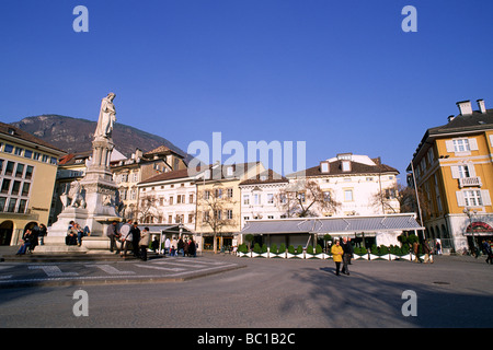 Italia, alto Adige, Bolzano (Bolzano), Piazza Walther Foto Stock