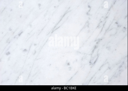 Una chiusura del vero marmo di Carrara, Carrara, Toscana, Italia, Europa, si prega di consultare la descrizione per ulteriori dettagli su questa immagine Foto Stock