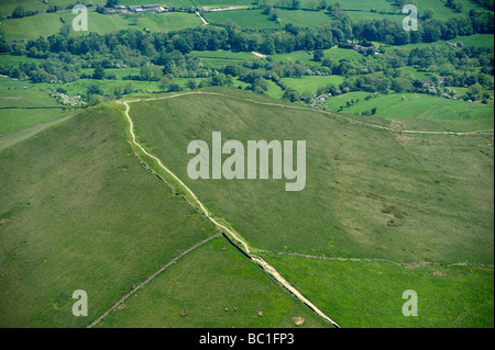 La Pennine Way, all'estremità nord di Edale, Derbyshire Peak District, nell Inghilterra del Nord Foto Stock