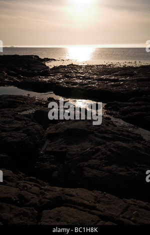 Duntulm Bay, Isola di Skye, Ebridi Interne, costa ovest della Scozia, Regno Unito Foto Stock