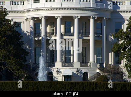 Il White House, la casa del presidente degli Stati Uniti Foto Stock