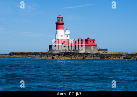 Faro di Longstone, farne Islands, Northumberland, Regno Unito . Foto Stock