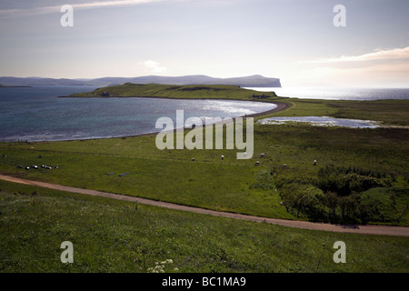 Ardmore Bay, Ardmore punto, Waternish Penisola, Isola di Skye, Ebridi Interne, costa ovest della Scozia, Regno Unito Foto Stock