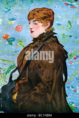 "L'Autunno (Mery Laurent)', 1882 (1938).Artista: Edouard Manet Foto Stock