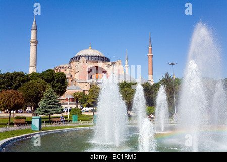 La Hagia Sophia Chiesa a Sultanahmet Istanbul Foto Stock