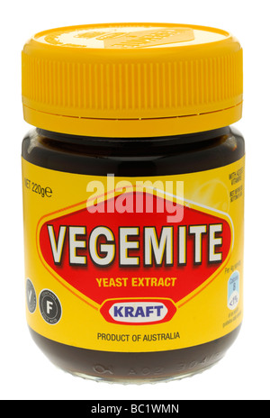 Barattolo di Vegemite Foto Stock