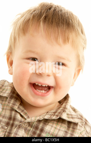 Portraigt di ridere Toddler Foto Stock