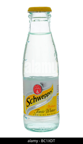 Bottiglia di Schweppes Indian acqua Foto Stock