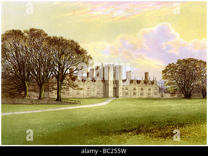 Knole, vicino a Sevenoaks, Kent, casa di Lord Sackville, c1880. Artista: sconosciuto Foto Stock