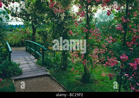 Claude Monet il giardino a Giverny in Francia Foto Stock