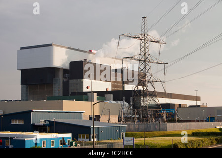 Centrale nucleare di Heysham power station in Lancashire Regno Unito Foto Stock