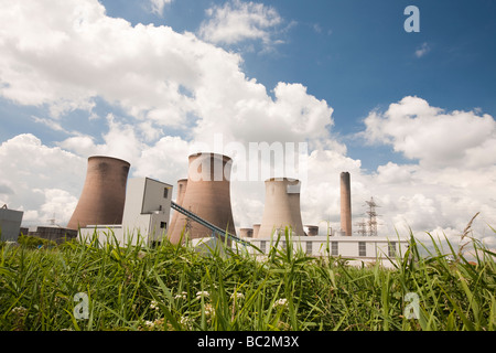 Fiddlers Ferry Coal Fired power station vicino a Warrington Regno Unito Foto Stock