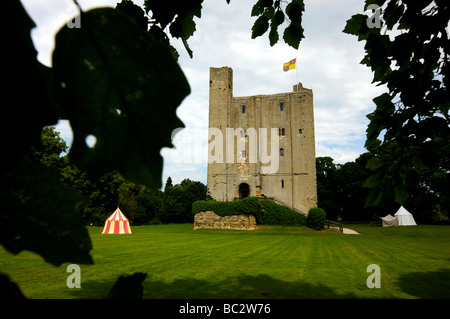 Il Castello di Hedingham in Essex, Regno Unito Foto Stock