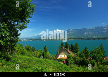 Il Lac du Bourget ("Lago del Bourget") (73) Foto Stock