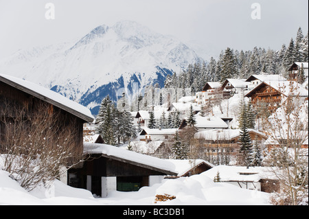 Seefeld ski resort il Tirolo Austria Foto Stock