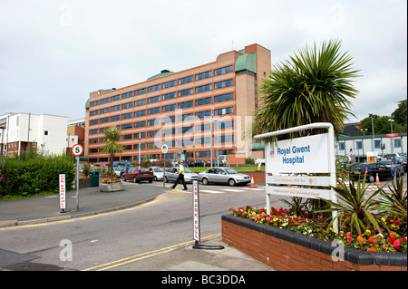 Royal Gwent Hospital, newport gwent nel Galles del Sud Foto Stock