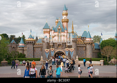 Scene da Disneyland Resort in Anaheim California Foto Stock