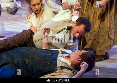 Scena dal musical Oklahoma! Chichester Festival Theatre, Giugno 2009. Foto Stock