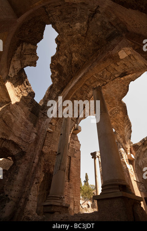 Terme Villa Adriana a Tivoli Italia Foto Stock