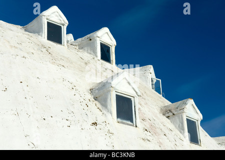 Villaggio igloo stazione Gas Alaska Foto Stock