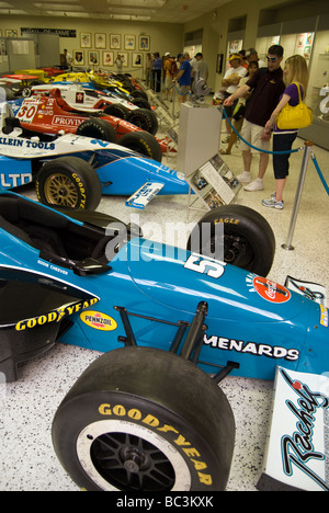 All'interno della Hall of Fame Museum al Motor Speedway di Indianapolis. Foto Stock