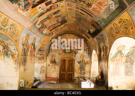 Bulgaria - Regione Nord-ovest - Monti Rodopi - Circa Plovdiv - Monastero Batchkovo - Affreschi Foto Stock