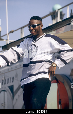 BBC Radio 1 un Roadshow. Plymouth Hoe Agosto 1995 Foto Stock