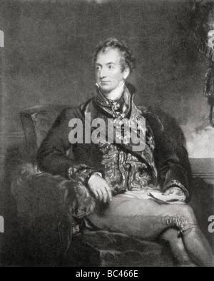 Klemens Wenzel, principe von Metternich dal 1773 al 1859. Politico e statista austriaco tedesco. Foto Stock