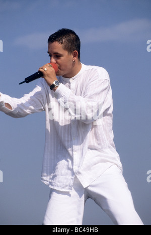 BBC Radio 1 un Roadshow. Plymouth Hoe Agosto 1995 4mandu Foto Stock