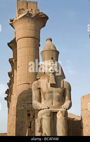 Tempio di Luxor in Egitto è stata la casa di Amon Ra. Foto Stock