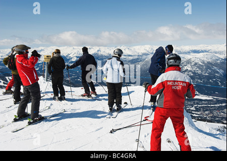 Host di montagna Whistler Mountain resort luogo del 2010 Giochi Olimpici Invernali Foto Stock