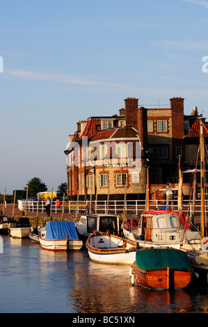 Blakeney Quay, Norfolk England Regno Unito Foto Stock