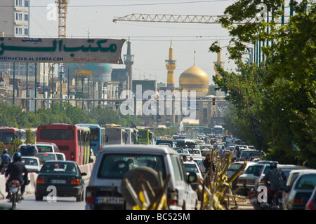 Astan e Qods Razavi tomba e Santuario di imam sciita Reza Mashhad Iran Foto Stock