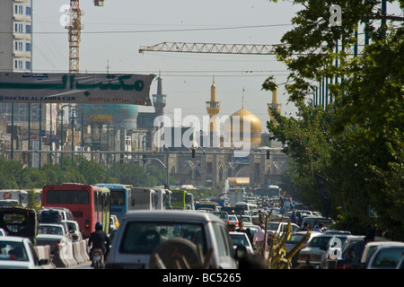 Astan e Qods Razavi tomba e Santuario di imam sciita Reza Mashhad Iran Foto Stock