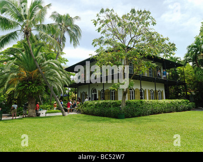 Ernest Hemingway House di Key West,vista esterna Foto Stock