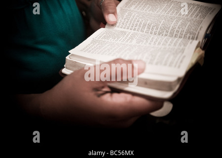 Veglia detenute al di fuori del Teatro Apollo di Harlem, a New York City, N.Y. su Giugno 26th, 2009. Foto Stock