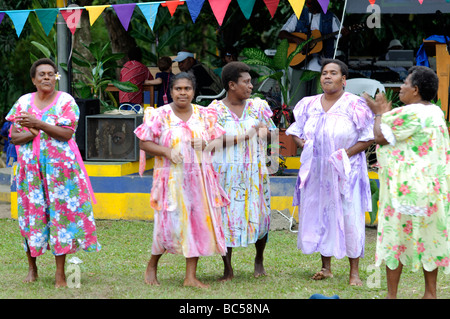 Sheva day festival mele village port vila vanuatu Foto Stock