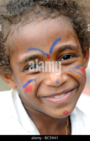 Sheva day festival mele village port vila vanuatu Foto Stock