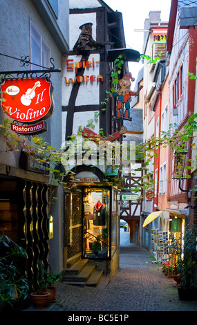 Street a Cochem Foto Stock