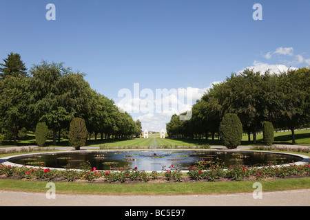 Meuse Argonne americano cimitero militare della prima guerra mondiale la battaglia di Verdun. Romagne Gesnes Meuse Francia Europa Foto Stock