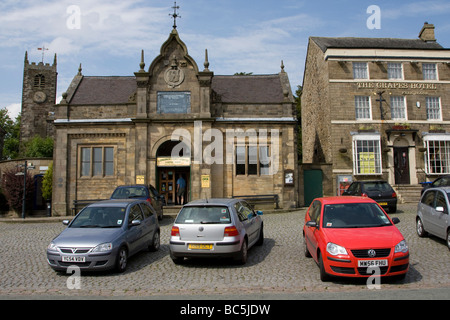 Longnor è un villaggio in Staffordshire Peak District, Inghilterra Foto Stock