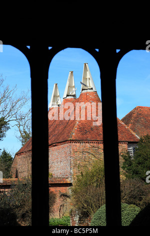 Great Dixter Sussex Christopher Lloyds giardino e casa Foto Stock