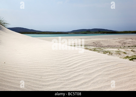 Le dune di sabbia, North Uist, Scozia Foto Stock